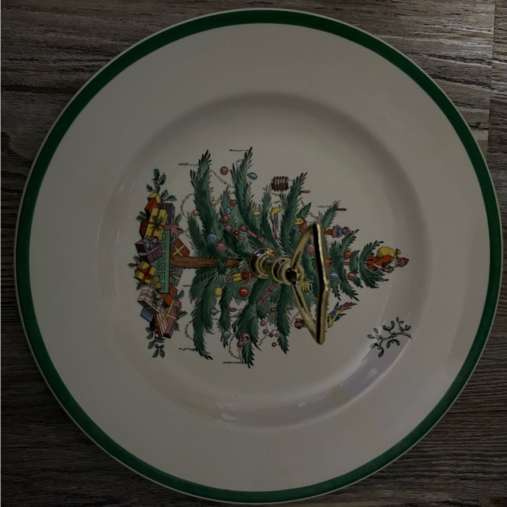 Spode Christmas Tree Serving Plate - Picture 3 of 9